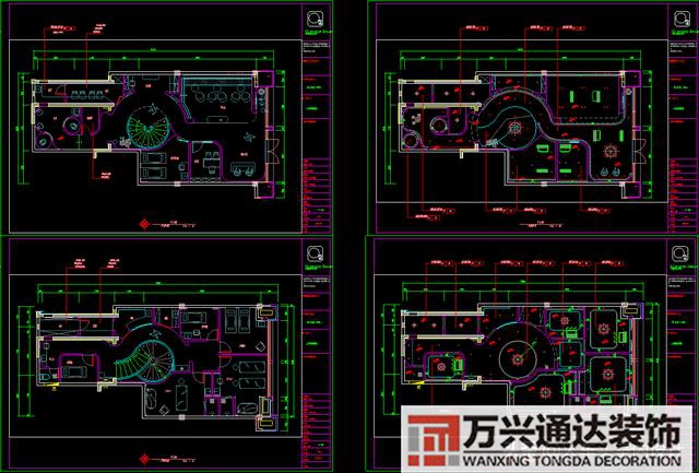 美容院設計美容院設計案例_萬興辦公室裝修公司