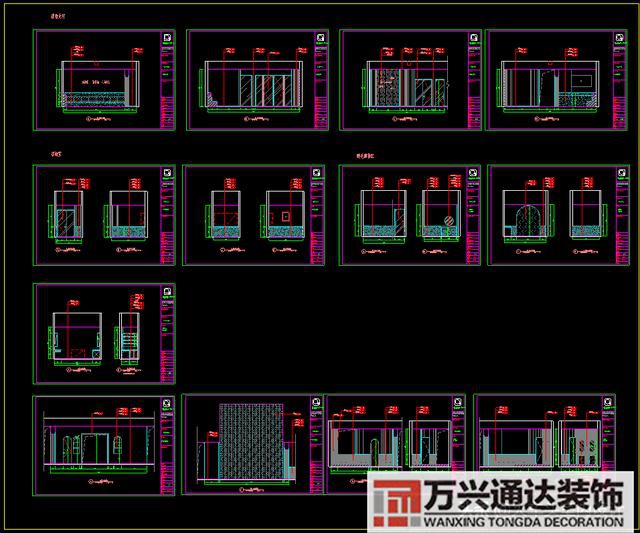 美容院設計美容院設計案例_萬興辦公室裝修公司