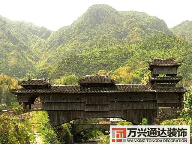 廊橋風水有名的廊橋